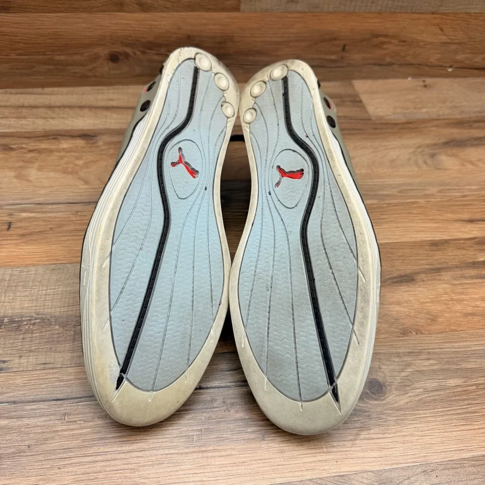 Puma volvo ocean Race Men's size 11.5 Gray Leather Boat Shoes